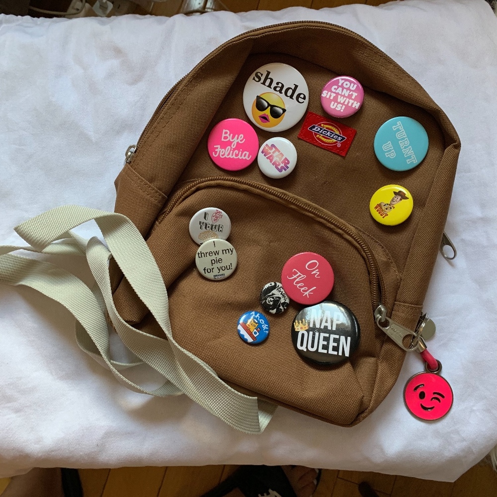 Mini Dickies Backpack with Custom Pins